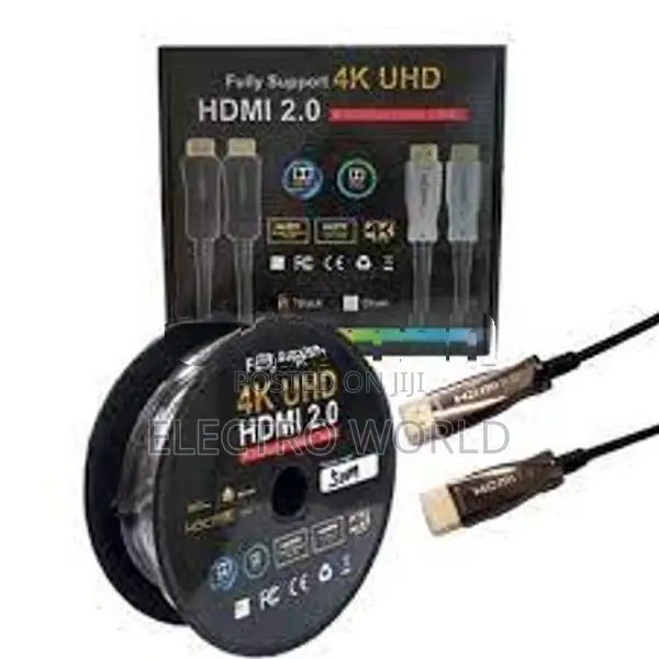 Fiber Optic HDMI Cable 2.1 4K X 8K High Definition Roll 30M (8K/4K)