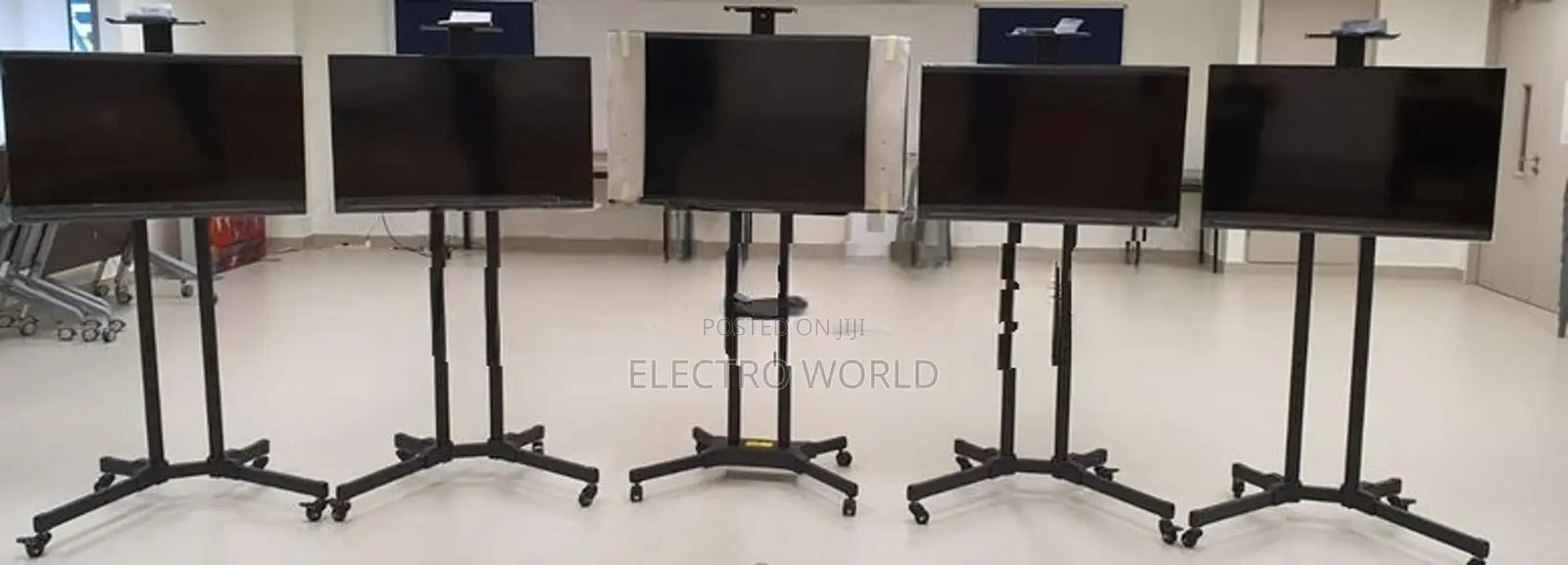 TV Trolly Movable 14"-65" Porteble Rolling Stand
