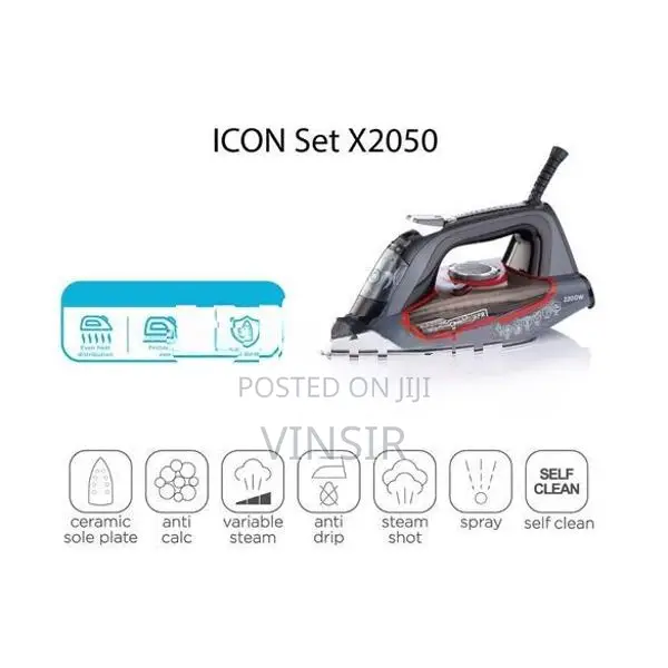 Black / Decker Steam Iron (x2050-B5)