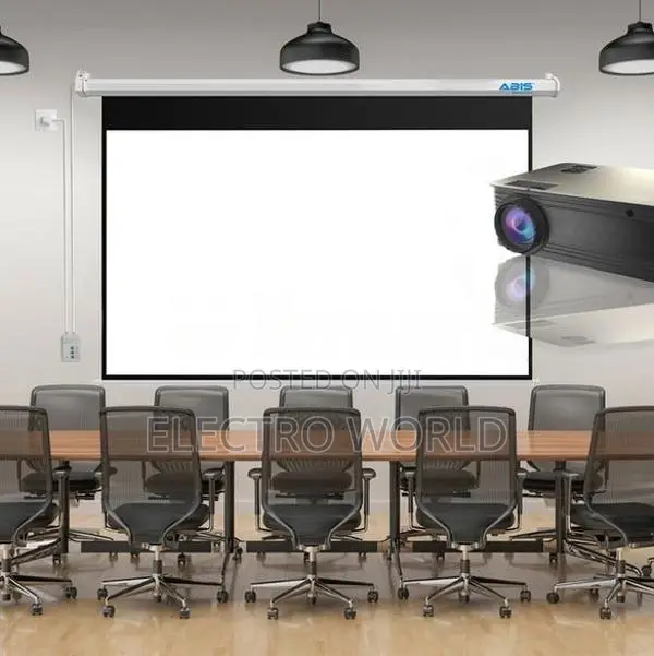 Projector Manual Screen 5 Feet 60″x60″ -Brand New