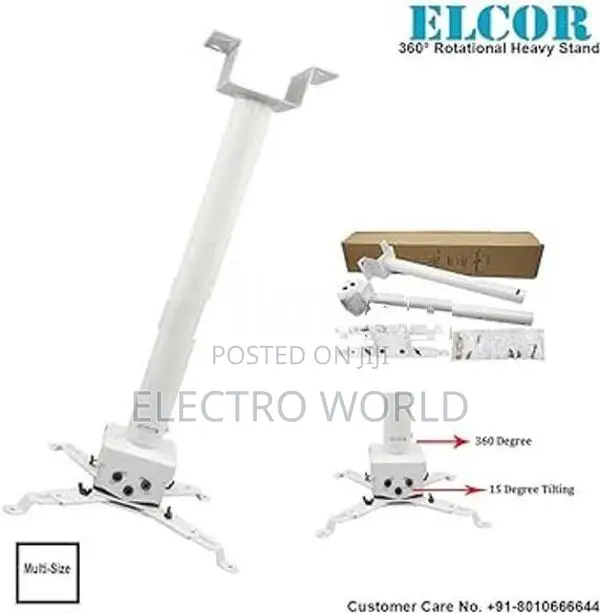 Projector 1M - 2M Long Ceiling Mount Bracket