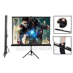 Tripod Projector 6" Stand With Screen 72″x72″