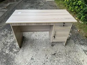 Melamine Office Table Ash White 4x2ft