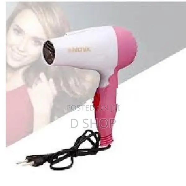 Nova 1000 W - Foldable Hair Dryer- Mini Dryer