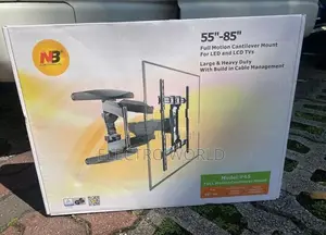 TV Full Motion Large and Heavy-Duty Wall Mount For 55”-85” inches