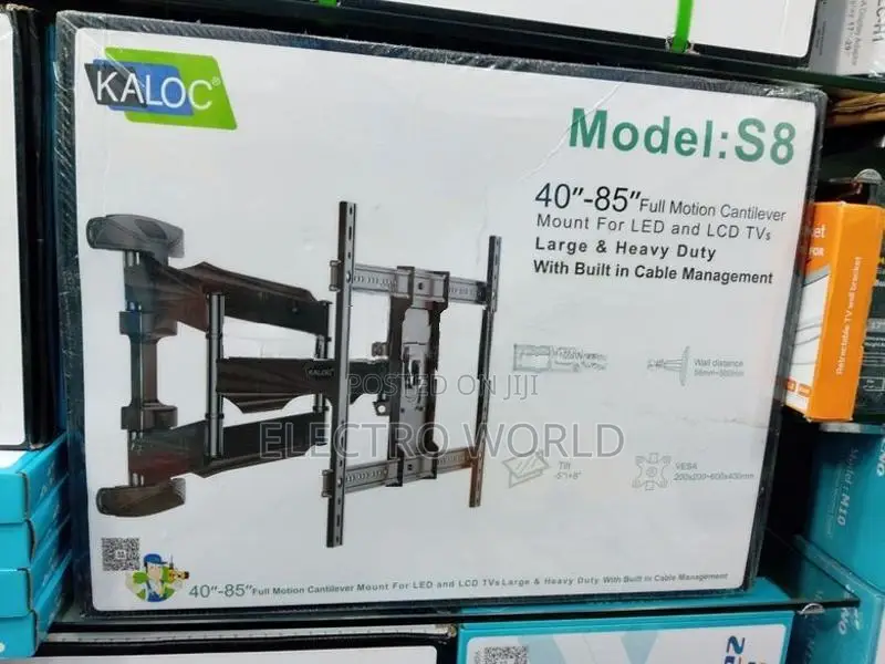 Universal Full Motion Heavy Duty TV Wall Mount For 40" To 85" Inches