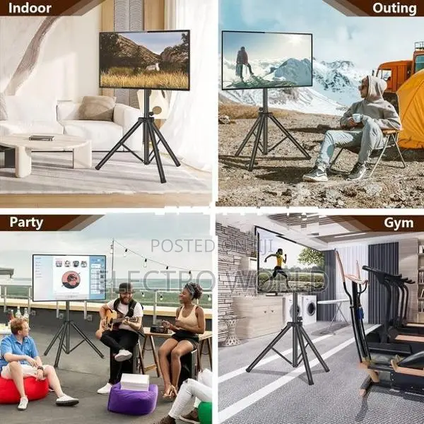 Tv 26"-55"-65" Inch HEAVY DUTY Tripod Stand
