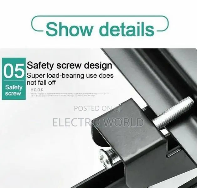 TV 55"-120" Extreme Heavy Duty Tilting Wall Mount Bracket Low Profile