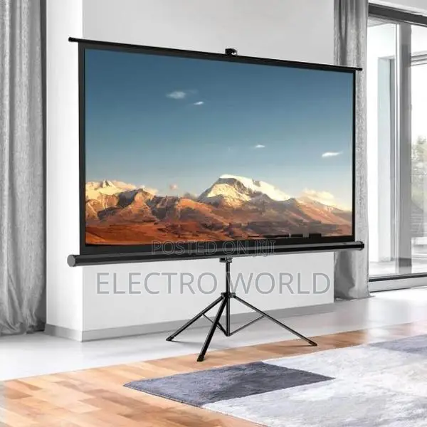 Tripod Projector 6" Stand With Screen 72″x72″