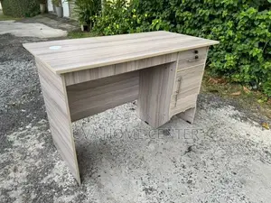 Melamine Office Table Ash White 4x2ft