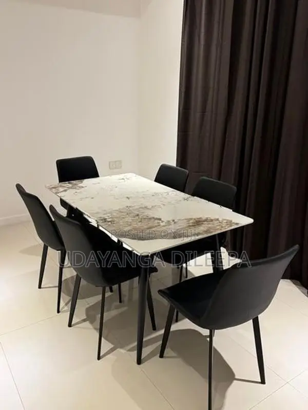 Granite Dining Table with Chairs