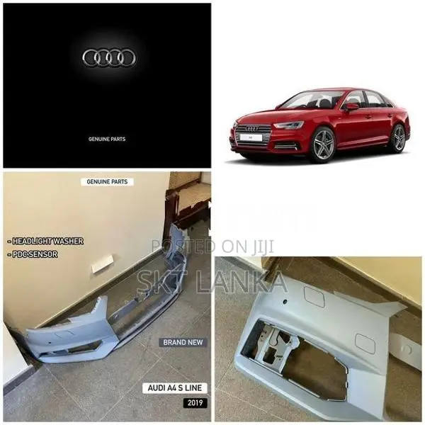 Genuine Brand New Audi A4 S LINE 2019 front bumper H/W PDC