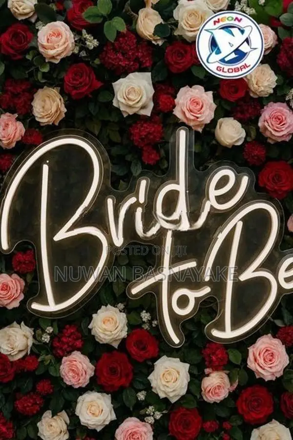 Neon Lighting Designs - Event Backdrops with Text