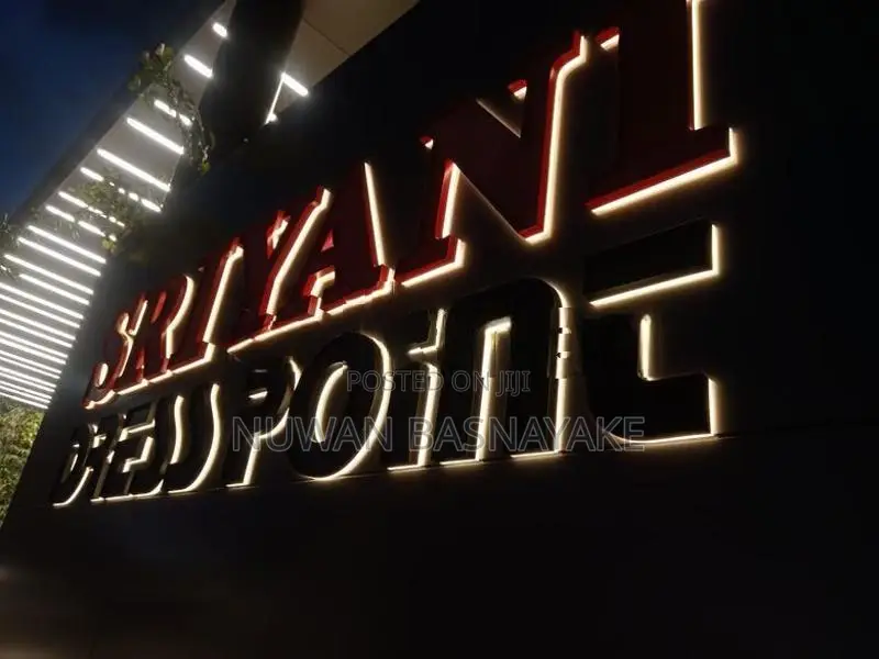 Vaccume forming Illuminating Signages for A Branded Logo