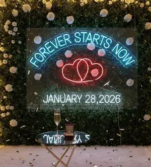 Neon Illuminated Signages - Light Up Celebrations
