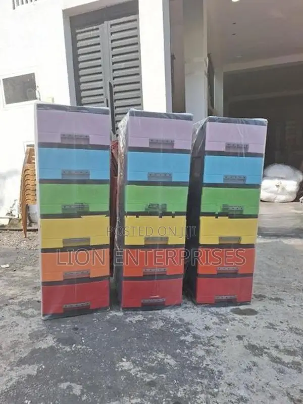 6 Drawer Plastic Cupboard Set