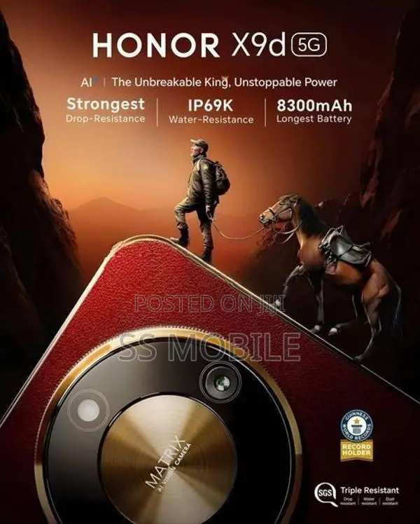 Honor X9D 5G 12/256GB (Brand New)