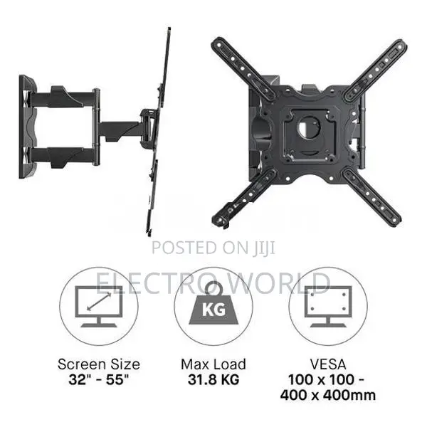 TV Bracket 32" to 55" Full Motion Cantilever Wall Mount