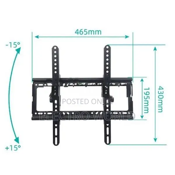 Heavy Duty TV Tilt Up/Down 26"-55" Wall Mount Bracket