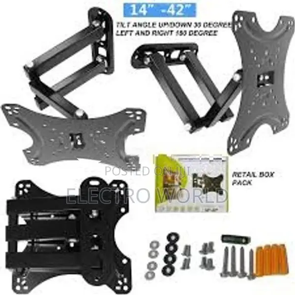 TV 14" - 42" Full Adjustable Heavy Wall Bracket