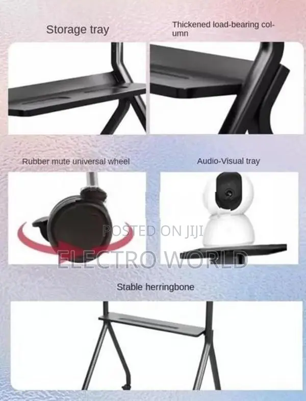 Tv & Smart Board Trolly Moveble 42"-85" Stand