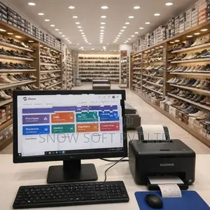 POS Cashier Billing System for Shoe Shop Inventory Stock