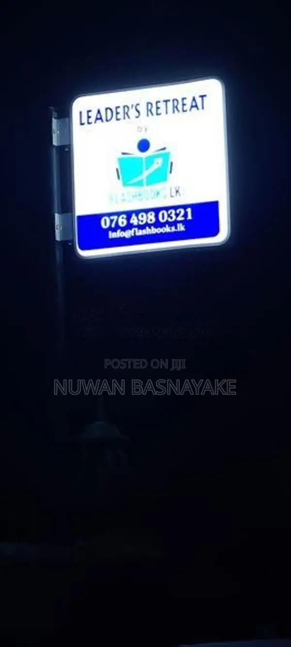 Outdoor Illuminated Signage - Backlit, Frontlit, led box Sign