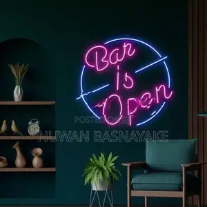 Illuminating LED Neon Signs for Cafés, Clubs, and Salons