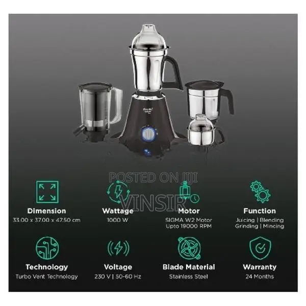 Preethi Taurus Plus 1000w Blender