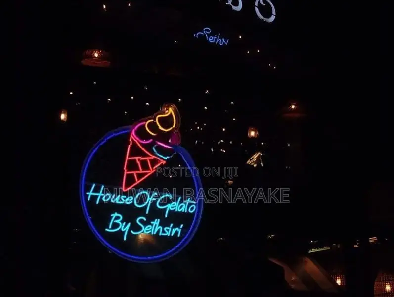 Illuminating LED Neon Signs for Cafés, Clubs, and Salons