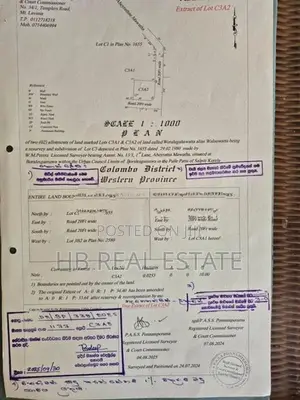 10 P Residential Bare Land For Sale Boralesgamuwa