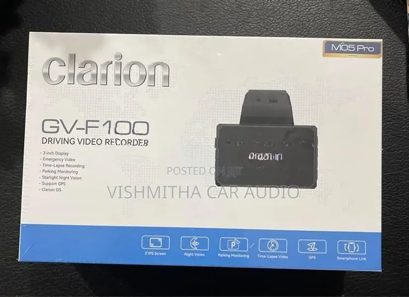 Clarion GV-F100 Driving Video Recording With GPS