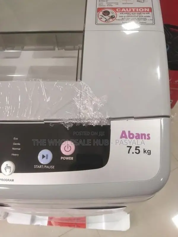 ABANS 7.5KG NEW WASHING MACHINE