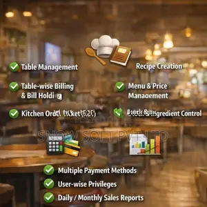 Restaurant POS Billing System with KOT BOT Reports