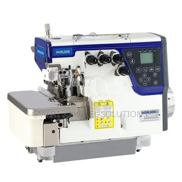 Worlden Five Thread Full Automatic Stepper Motor Overlock Machine