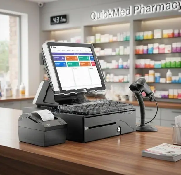 Pos Pharmacy Cashier Billing Stock Management System