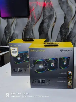 Gamdias Aeolus P2 ARGB Fans (3 in 1)