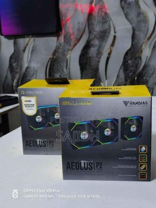 Gamdias Aeolus P2 ARGB Fans (3 in 1)
