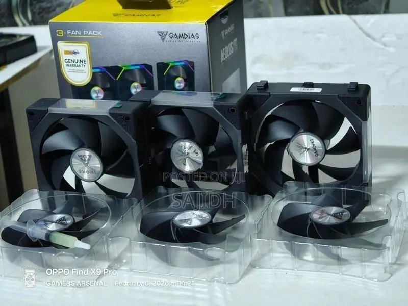 Gamdias Aeolus P2 ARGB Fans (3 in 1)