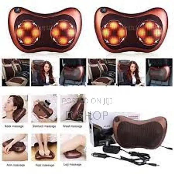 2 in 1 Car & Home Body Massager Pillow Neck Heat