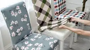 Dining Chair covers - 6 PCs Stretchable Elastic Cloth Cover Set