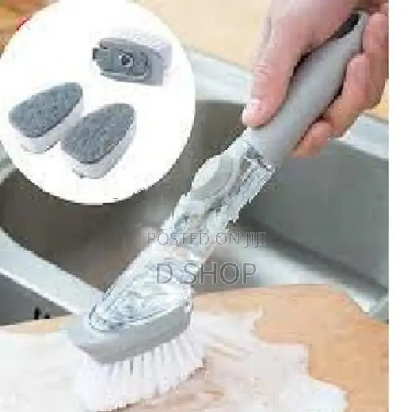 Dish Wash Sponge & Brush (Replaceable) - පිඟන් සෝදන ස්පොන්ජ්