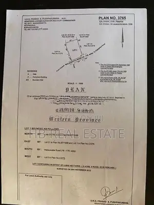 25.5 Perches Residential Bare Land for Sale Rajagiriye
