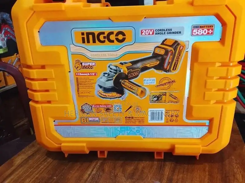 Ingco 20V Cordless Angle Grinder 115mm CAGLI2211531 Herman HT 0294