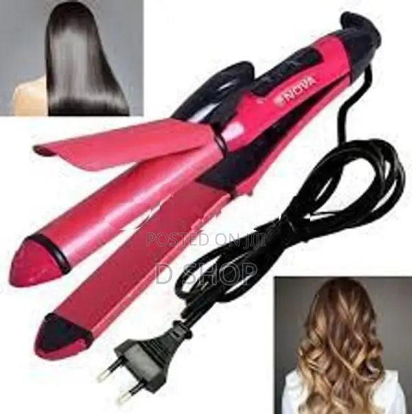 Professional 2 in 1 Hair Tool Smoothing Straightening & Curling