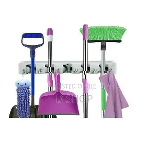 Broom, Mop Holder Organizer Wall Mounting