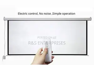 120"×90" Electric Screen with Remote