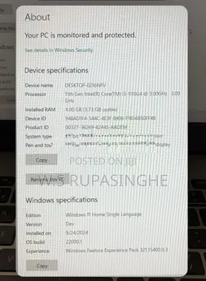 Dell i3 11th GEN Laptop