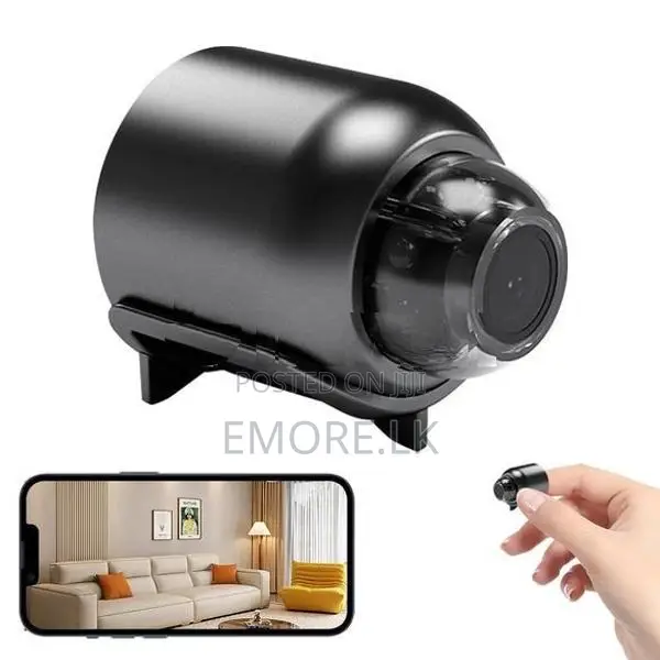 A compact wireless mini security camera