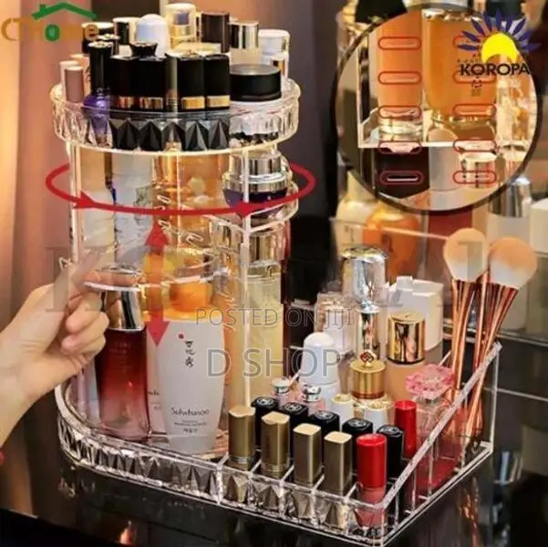 ROTATING MAKEUP ORGANIZER BASE 360°
